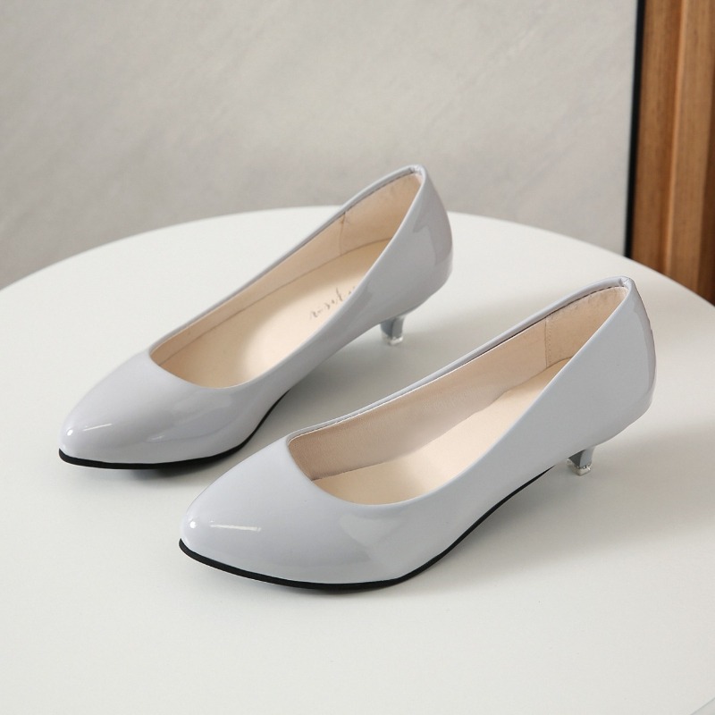 Women'S Shoes Large - Large size 35-42 soft women's mid-heel