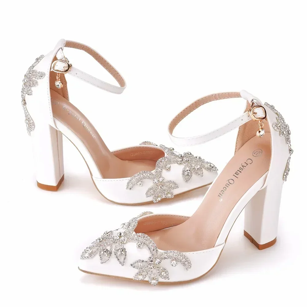 Women'S Shoes Large - 2026 Thick Heel Pointed Toe Shoes