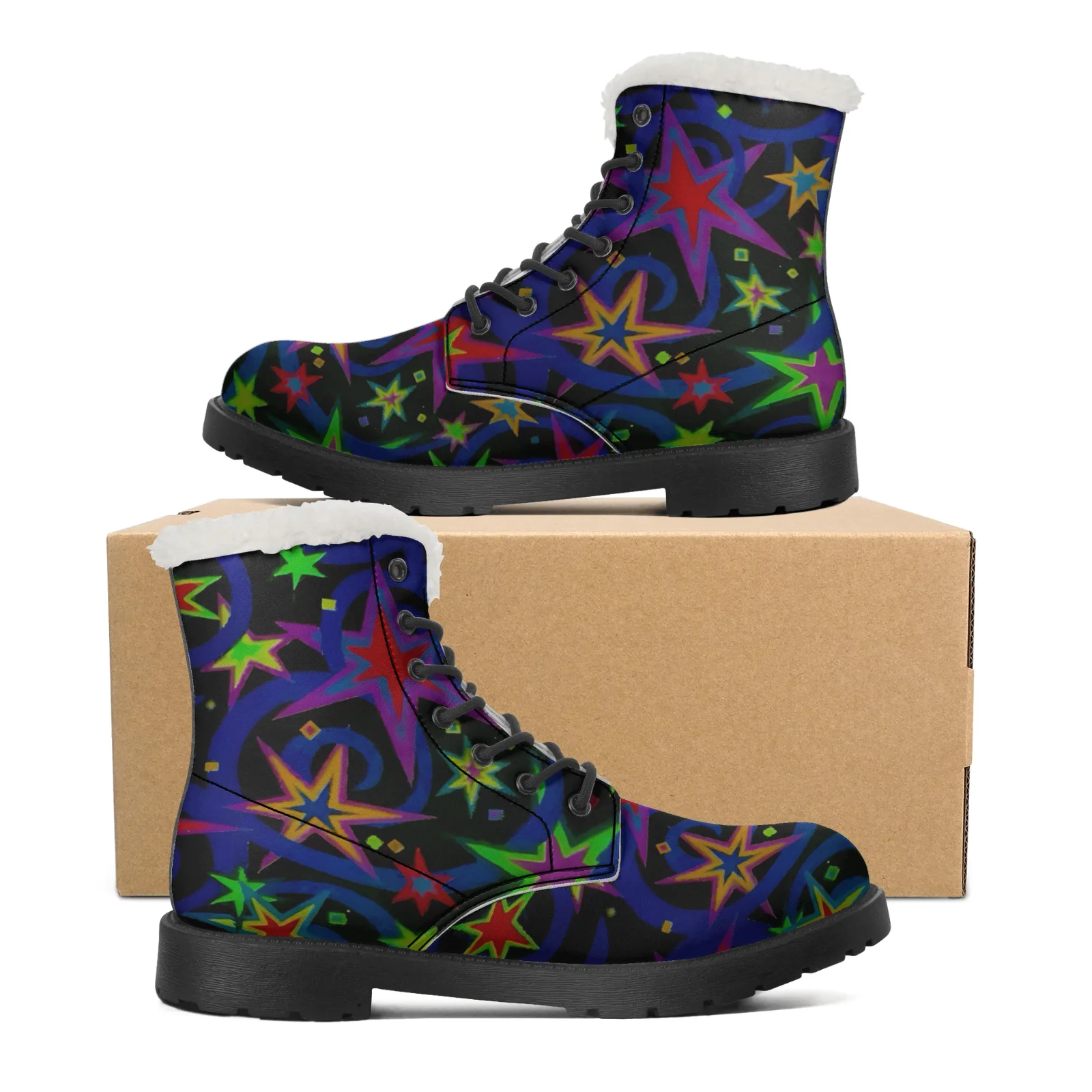 Starlit Sky Plush Snow Boots f - Women Shoes Us To Eu recension och pris