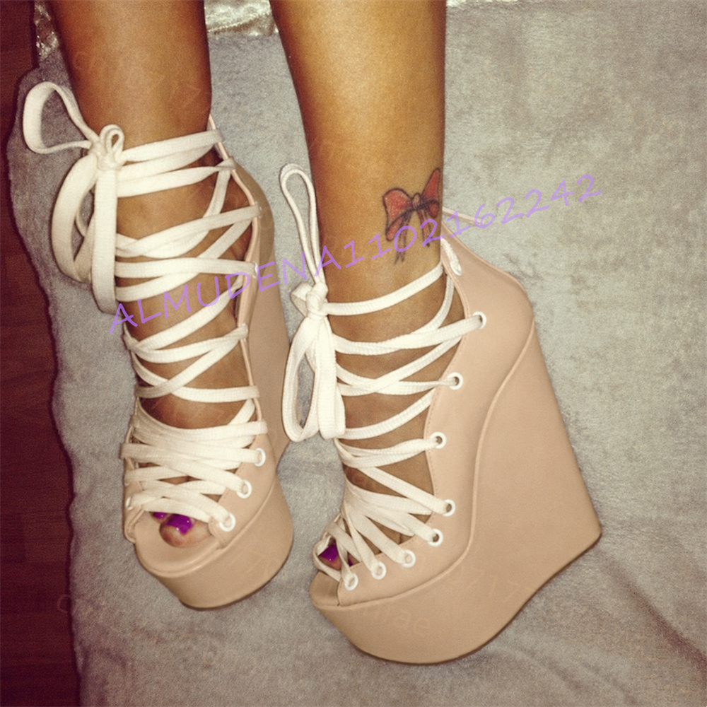 Women Pink Platform Wedge Sand - Women Shoes Us To Eu recension och pris