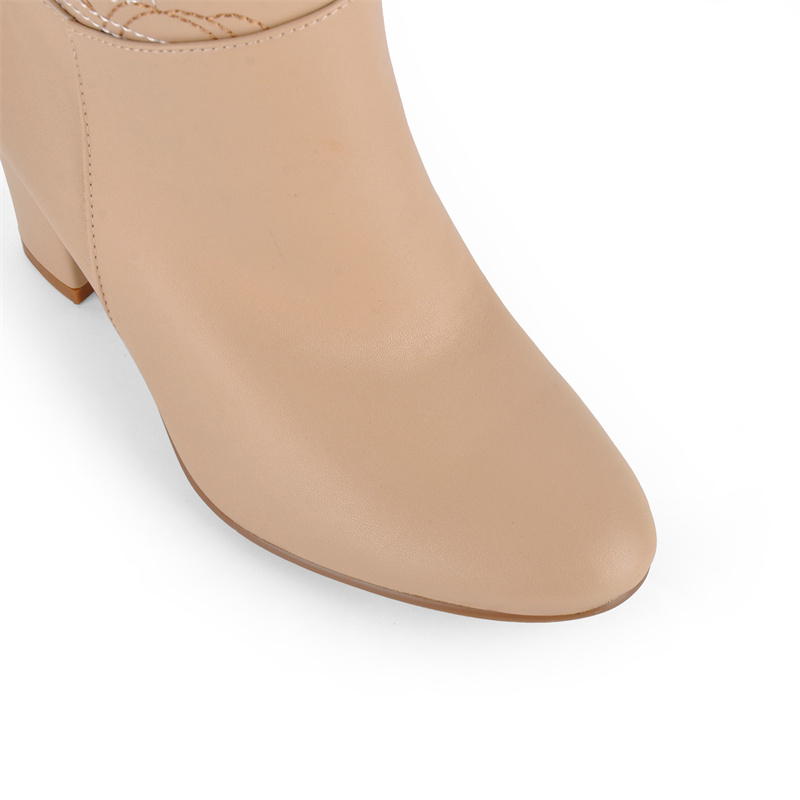 Onlymaker Apricot Embroidery K - Block Heel Ankle Boots recension och pris
