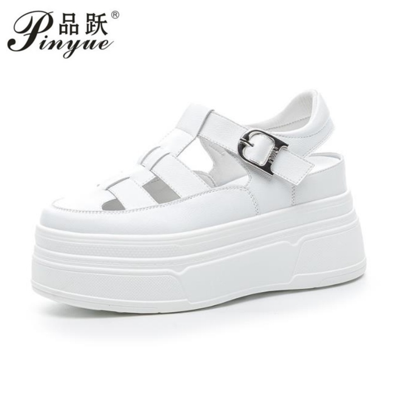 8.5cm Hollow Full Cow Genuine  - Women'S Shoes Casual Sneakers recension och pris