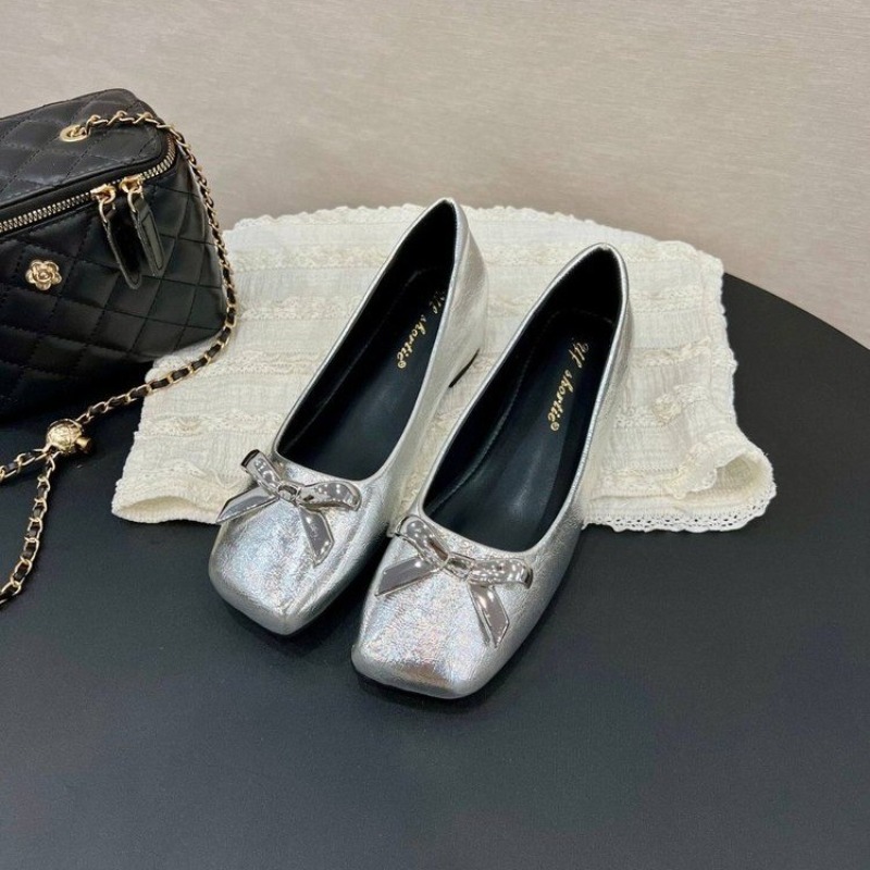 Art Style Bow Flat Shoes Women - Women Shoes Wedges recension och pris