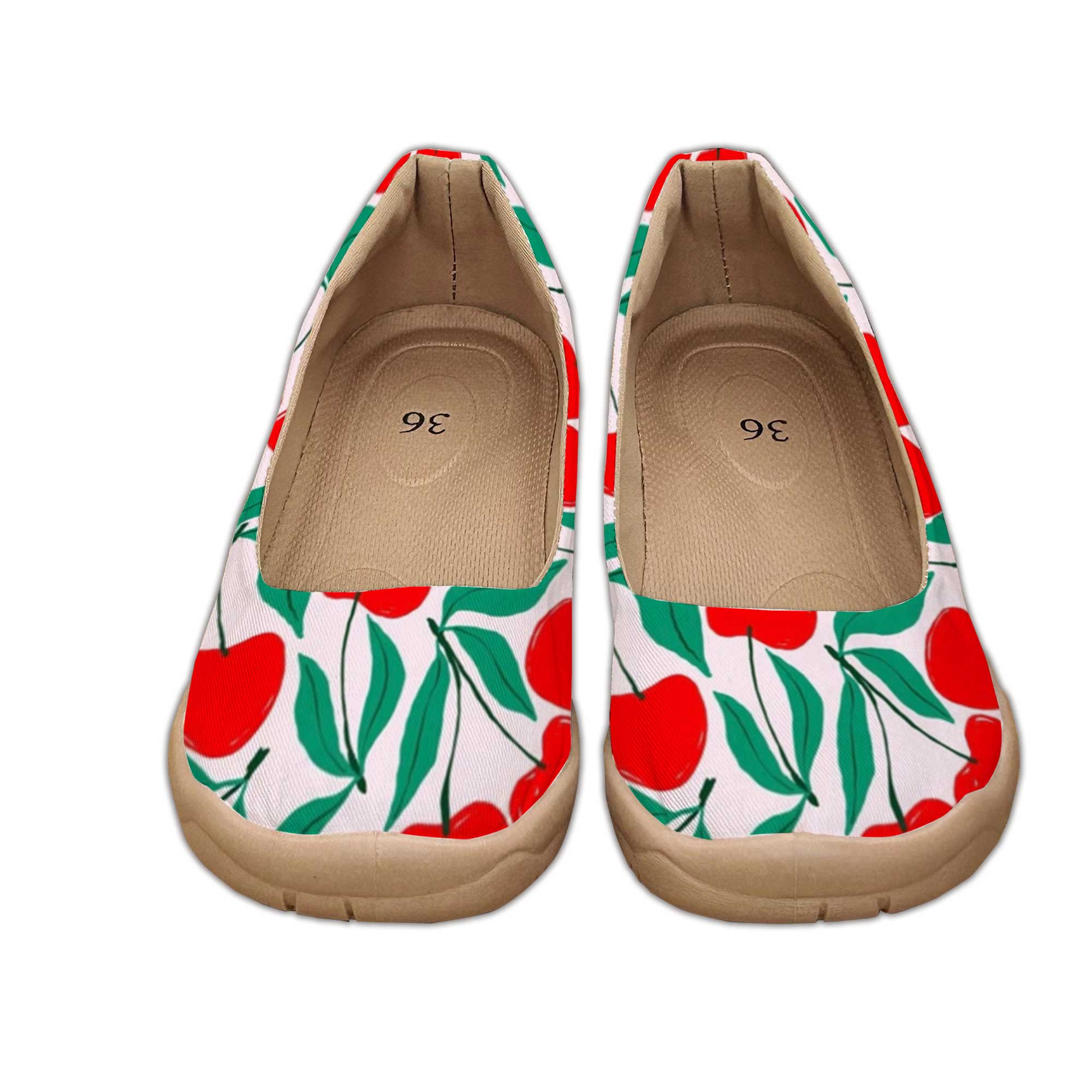 Sweet Cherry-Colored Wide-Fit  - Women'S Shoes For Wide Feet recension och pris