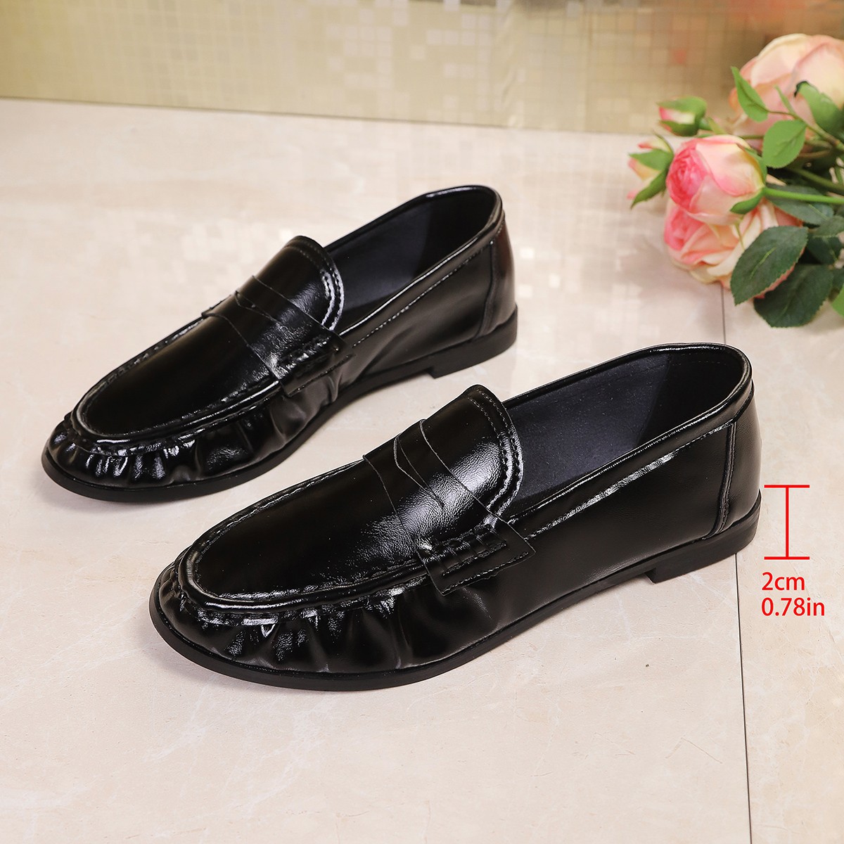 Women's Snake Print Loafers Lo - Women'S Shoes Loafers Black recension och pris