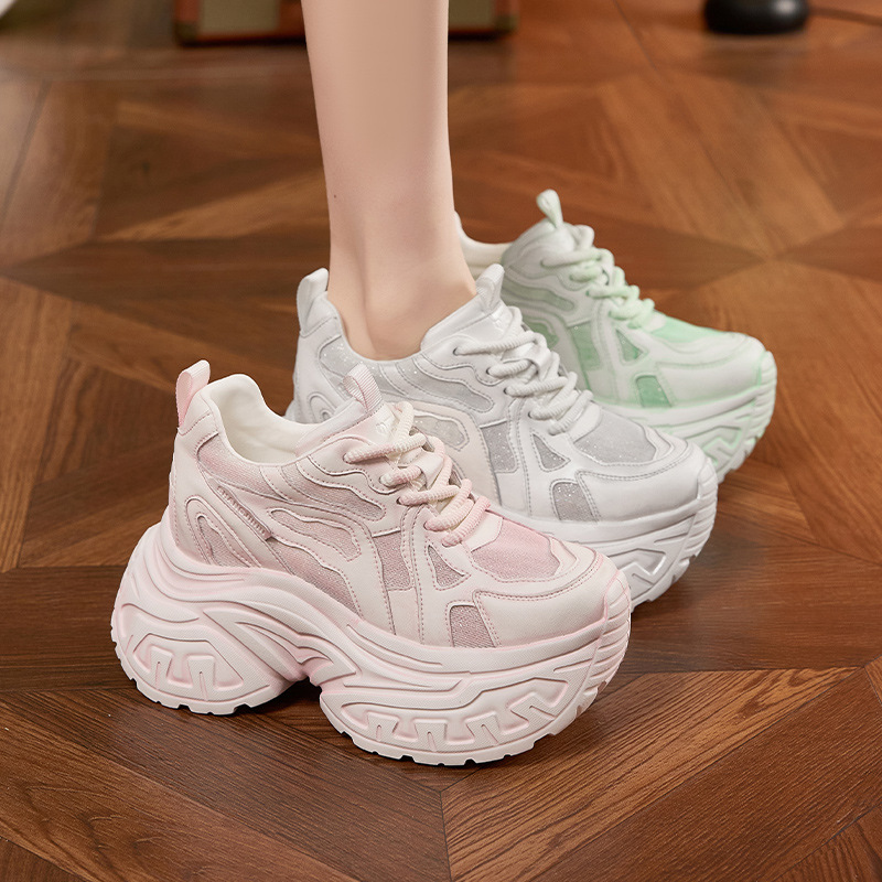 Women's Fashion Chunky Platfor - Women'S Shoes Casual Sneakers recension och pris