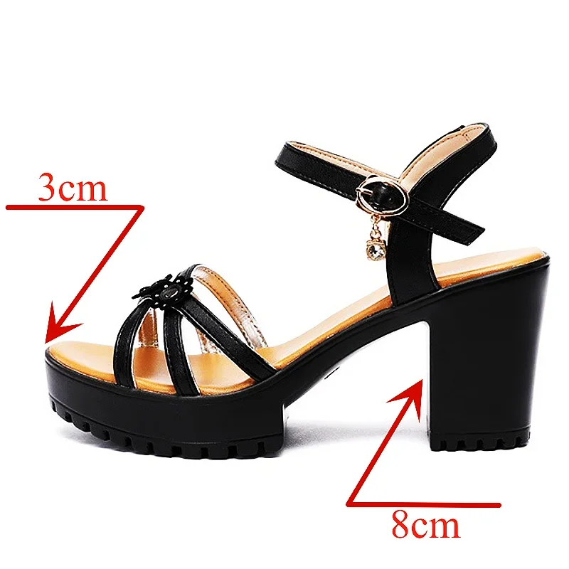 8cm Small Size 32-43 Elegant F - Block Heel Ankle Boots recension och pris